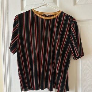 Striped Black and Red T-Shirt